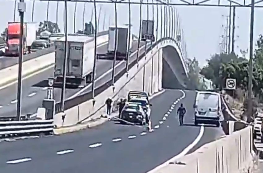  Balacera en Autopista México-Puebla: Policías Enfrentan a Delincuentes en Outlet; Hay Un Fallecido