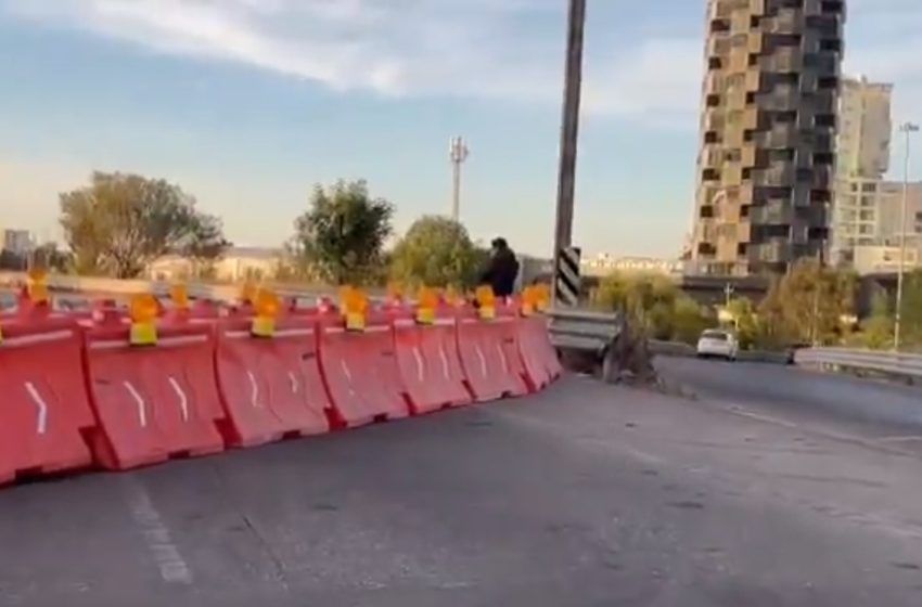  ¡Atención conductores! Cerrada la lateral del Periférico Ecológico por demolición de puente hacia Valsequillo