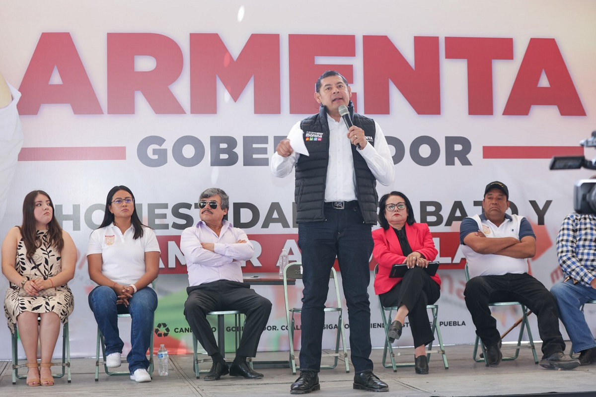 Acusa Armenta que amenaza contra Riestra es un montaje 