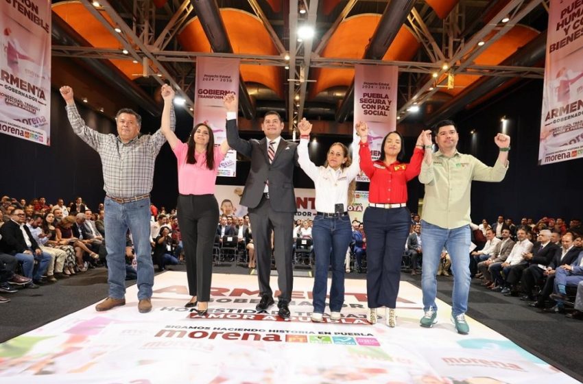  Armenta abraza el Humanismo Mexicano para construir el 2o. Piso de la Transformación de Puebla