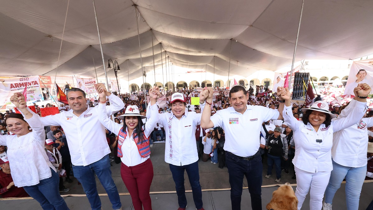 Con la magia de los Cholultecas, la 4T en unidad se consolidará en Puebla: Armenta