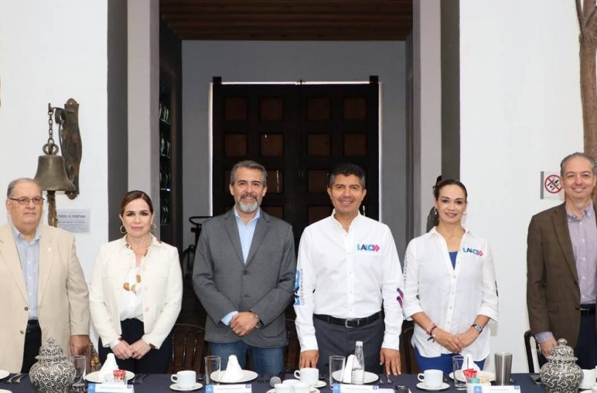  Lalo Rivera expone ante la COPARMEX Puebla su plan para el desarrollo sostenible e incluyente