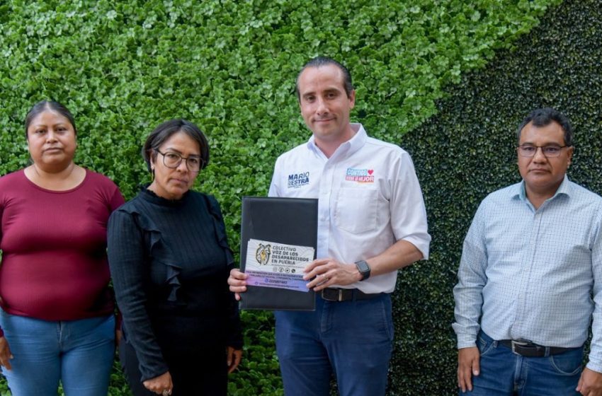  Mario Riestra se reúne con colectivo voz de los desaparecidos y firma compromisos