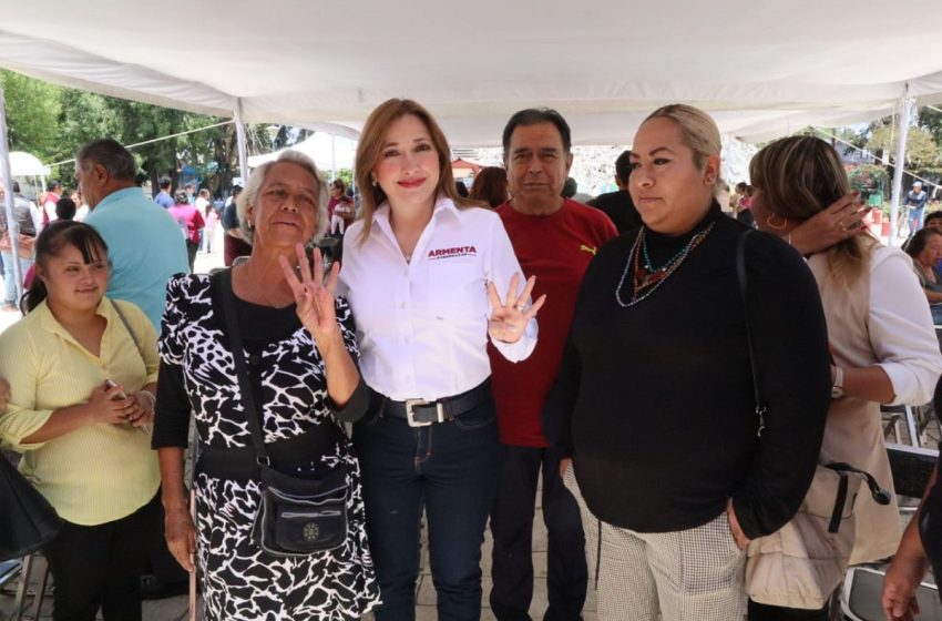  Participa Ceci Arellano en encuentro sobre valores familiares en la Junta Auxiliar de la Libertad