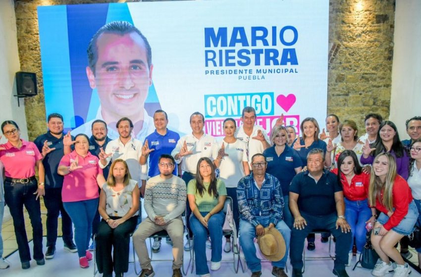  Presenta Mario Riestra plan de desarrollo social y humano para Puebla