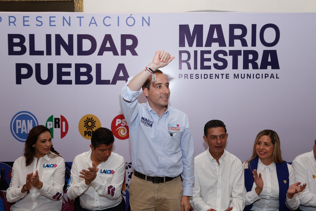 Presenta Mario Riestra plan para Blindar Puebla con patrullas, cámaras, drones e inteligencia artificial