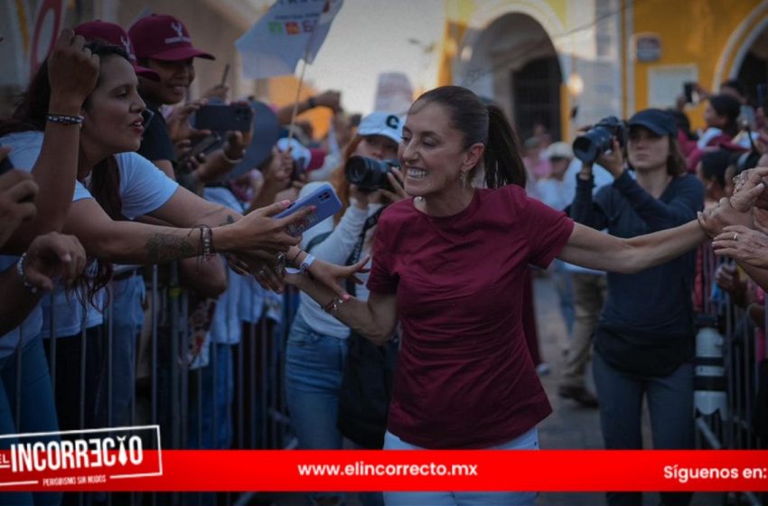  Reitera Claudia Sheinbaum voto 6 de 6 para Morena en Puebla