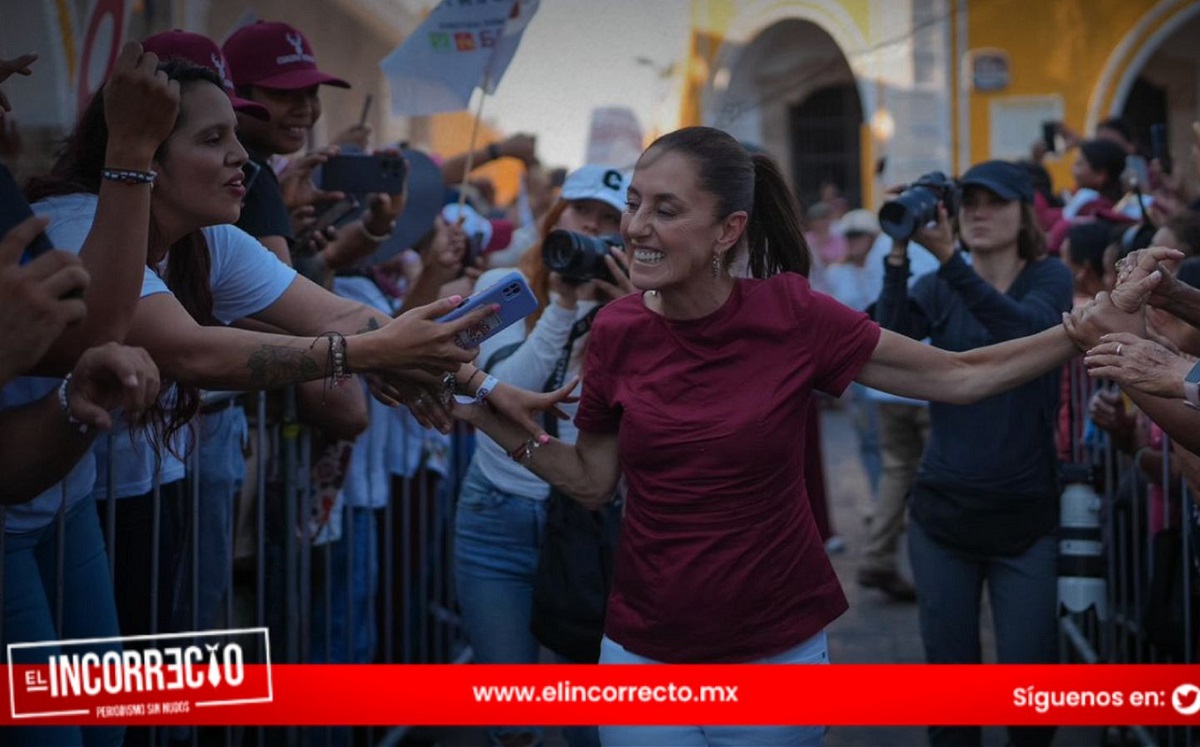 Reitera Claudia Sheinbaum voto 6 de 6 para Morena en Puebla