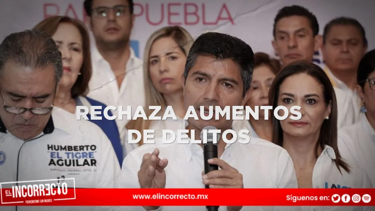 Eduardo Rivera Pérez rechaza aumento de delitos en su gobierno municipal