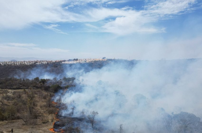  Sofocan incendios forestales registrados en Tlahuapan y Lafragua