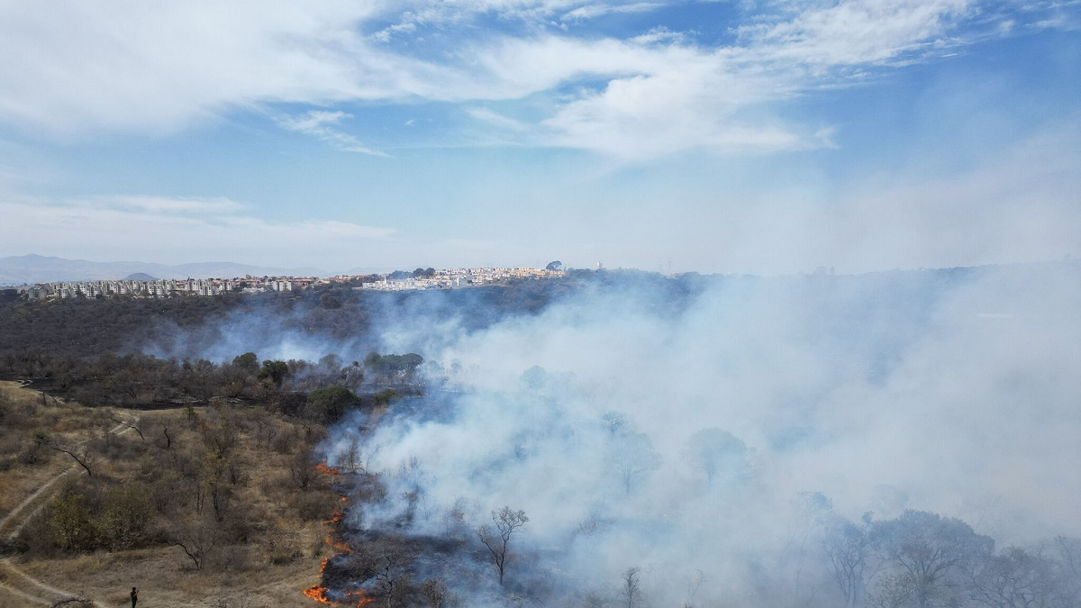 Sofocan incendios forestales registrados en Tlahuapan y Lafragua