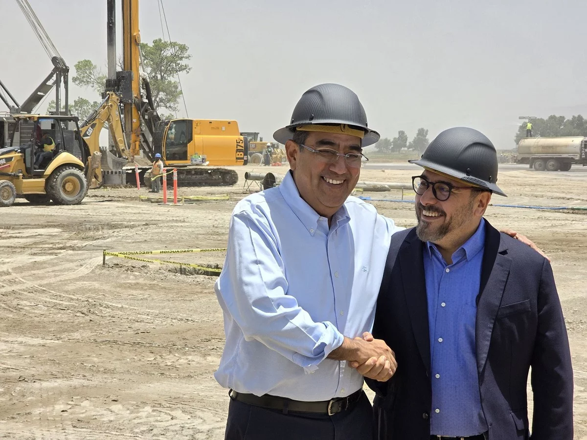 Supervisa Sergio Salomón avance en la construcción del CIITA 