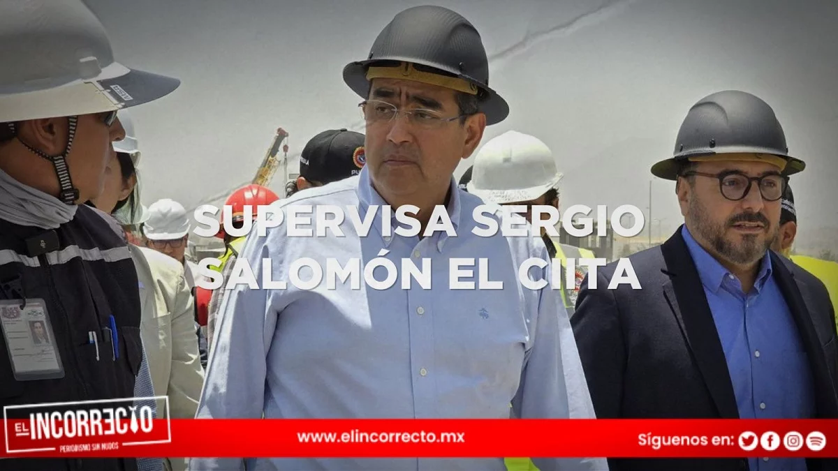 Supervisa Sergio Salomón avance en la construcción del CIITA 