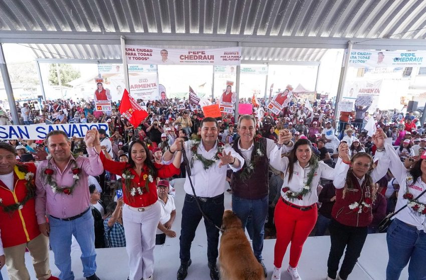  Trabajarán Alejandro Armenta y Pepe Chedraui por hacer justicia para las Juntas Auxiliares de Puebla