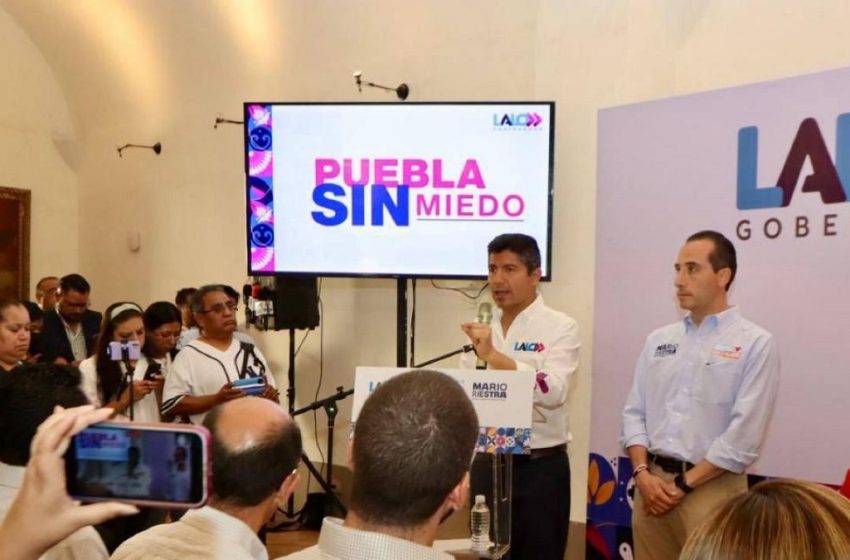  Van juntos Lalo Rivera y Mario Riestra por un rumbo seguro para Puebla