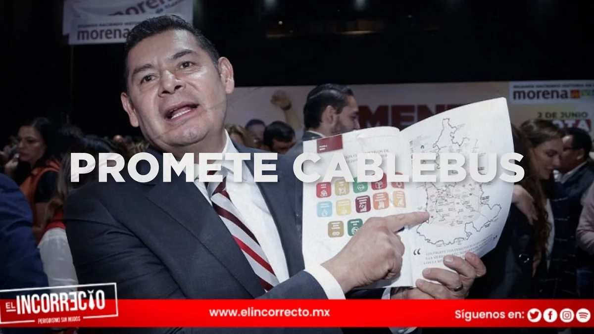 Tres líneas de RUTA y dos de cablebus en Puebla promete Armenta