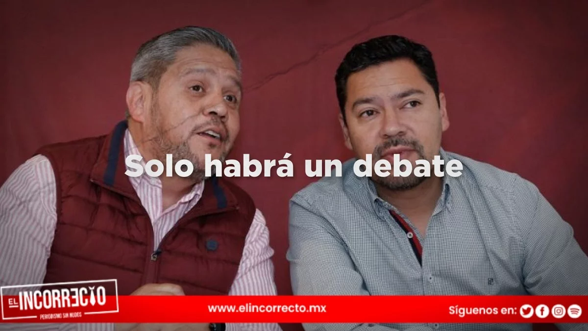 IEE solo hará un debate entre candidatos a la gubernatura de Puebla el 12 de mayo
