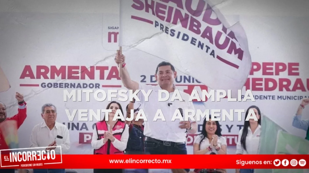 Según Mitofsky, Armenta le saca 21 puntos a Lalo Rivera