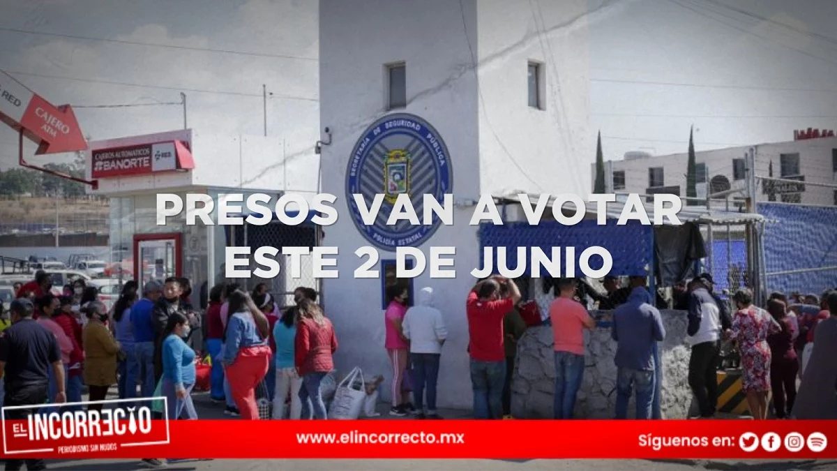 Presos de Puebla participarán por primera vez en elección presidencial
