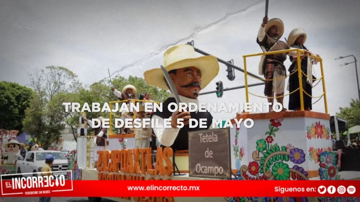 Comuna trabaja en plan de ordenamiento de ambulantes para el desfile del 5 de Mayo
