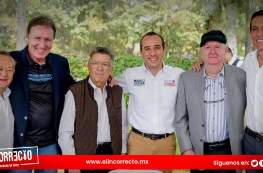  Mario Riestra se reúne con empresarios y leyendas del deporte