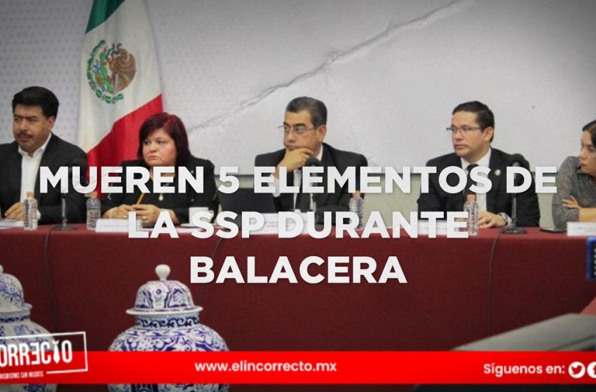  En la balacera de Chignahuapan también murieron 5 delincuentes: SSP