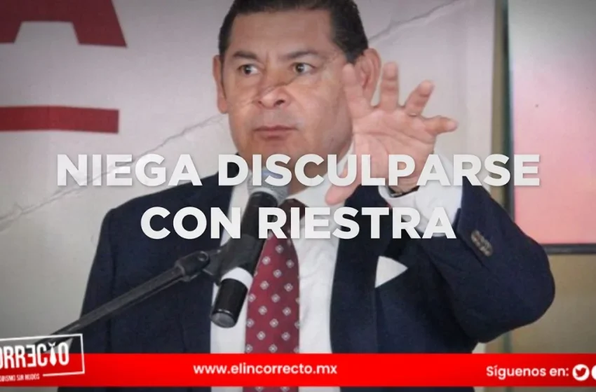  Armenta niega disculparse con Riestra; insiste que agresión fue montaje 