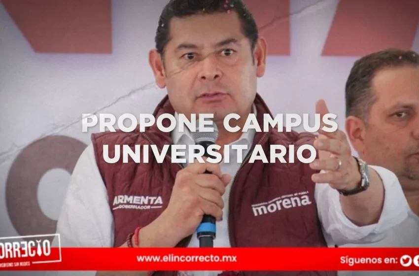  Propone Armenta un campus universitario y un Centro Estatal de Seguridad en Canoa