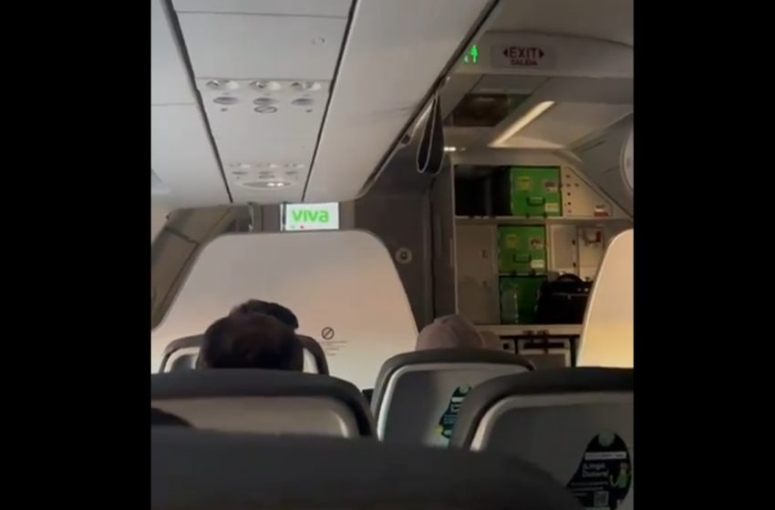  Caos en el aire: Pasajeros del vuelo VB-5117 Puebla-Tijuana llevan 10 horas encerrados en avión en Hermosillo