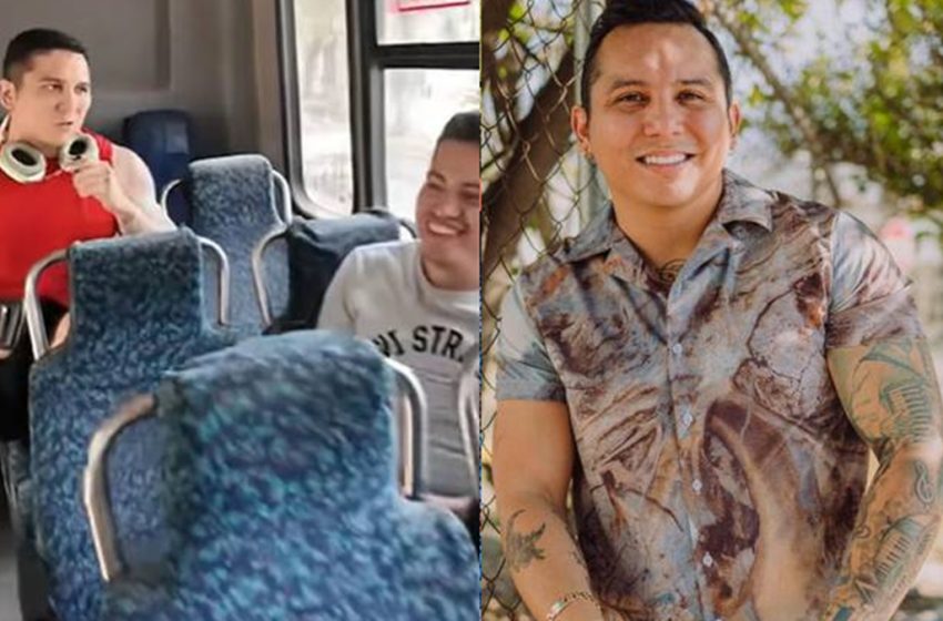  ¡Increíble! Edwin Luna sorprende en Puebla: se sube a camión de ‘Los Morados’ y dedica canción a pareja [Video]