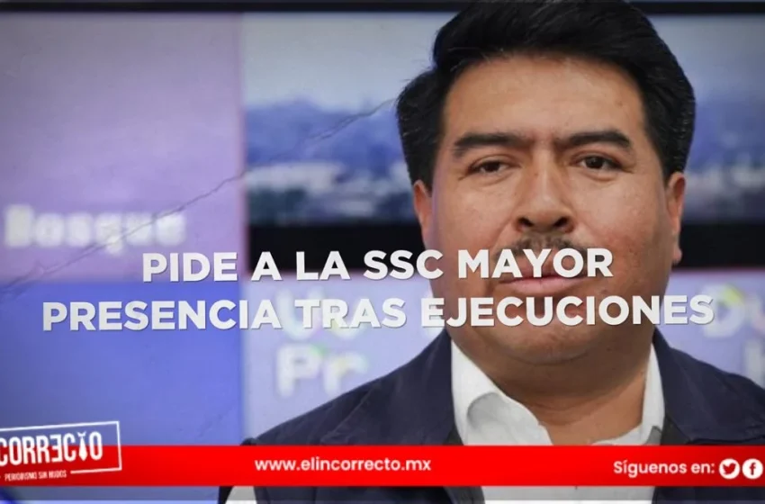  Aquino Limón pide a la policía municipal de Puebla mayor presencia tras ejecuciones en Zavaleta