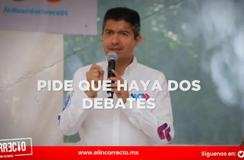  Lalo Rivera hace formal solicitud al IEE para organizar un segundo debate