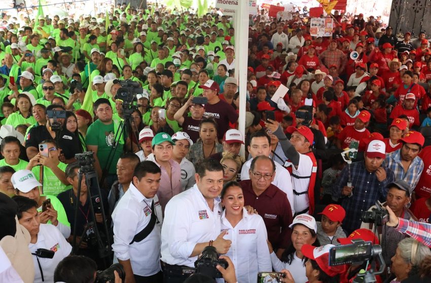  6 mil localidades con obra comunitaria refrenda Armenta en Guadalupe Victoria