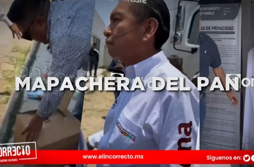  Ayuntamiento de Puebla denunciará al candidato de Morena, José Luis Figueroa por destruir despensas