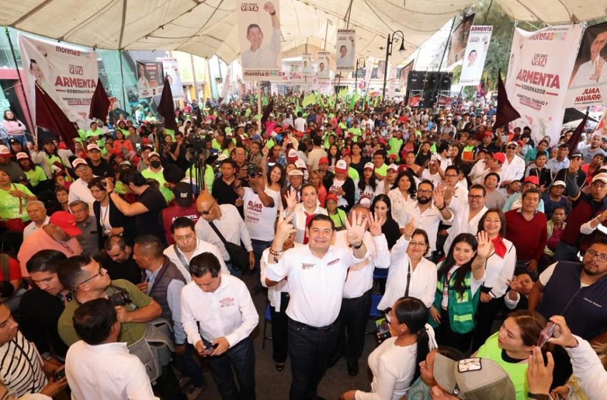  Con Morena, en Cd. Serdán se frenará la corrupción: Armenta