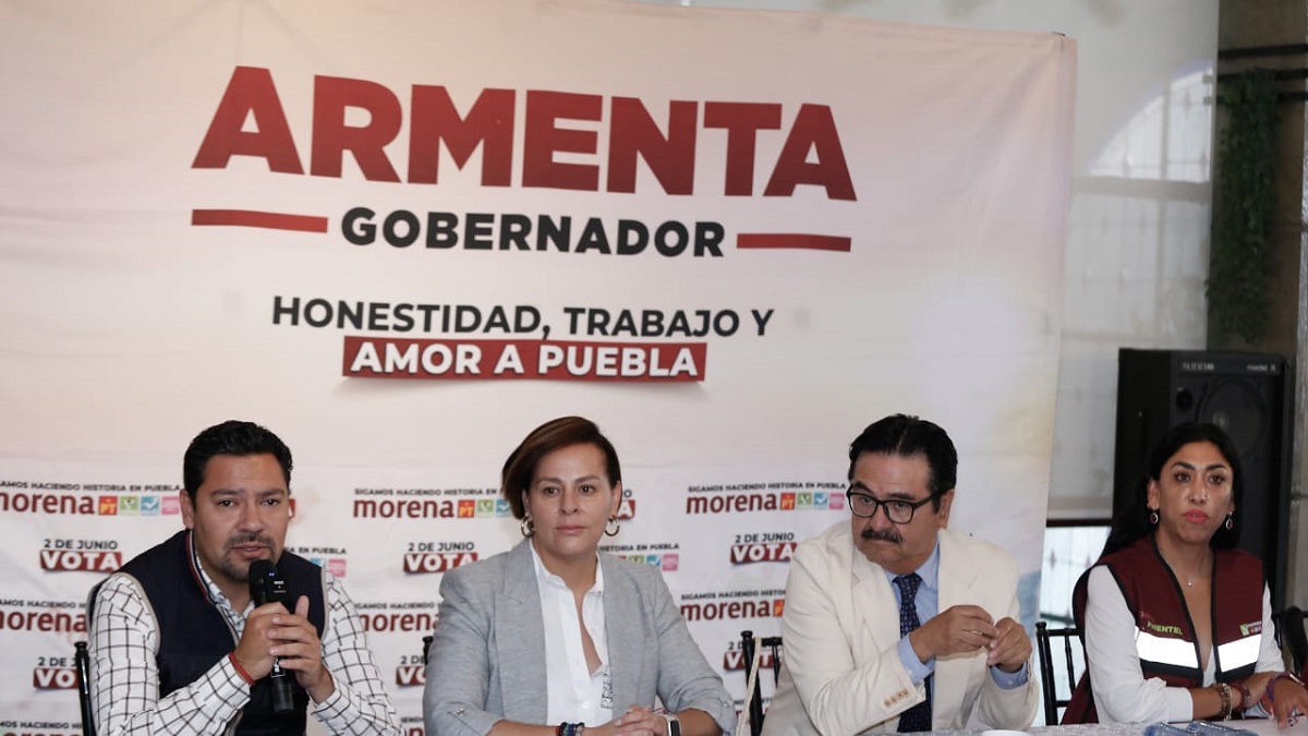Con montajes, el PAN quiere anular la elección en Puebla, acusa Morena