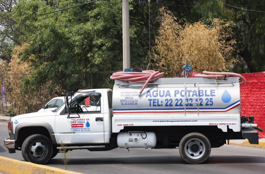  Congreso de Puebla solicita pipas gratuitas a Agua de Puebla para quienes estén al corriente con sus pagos