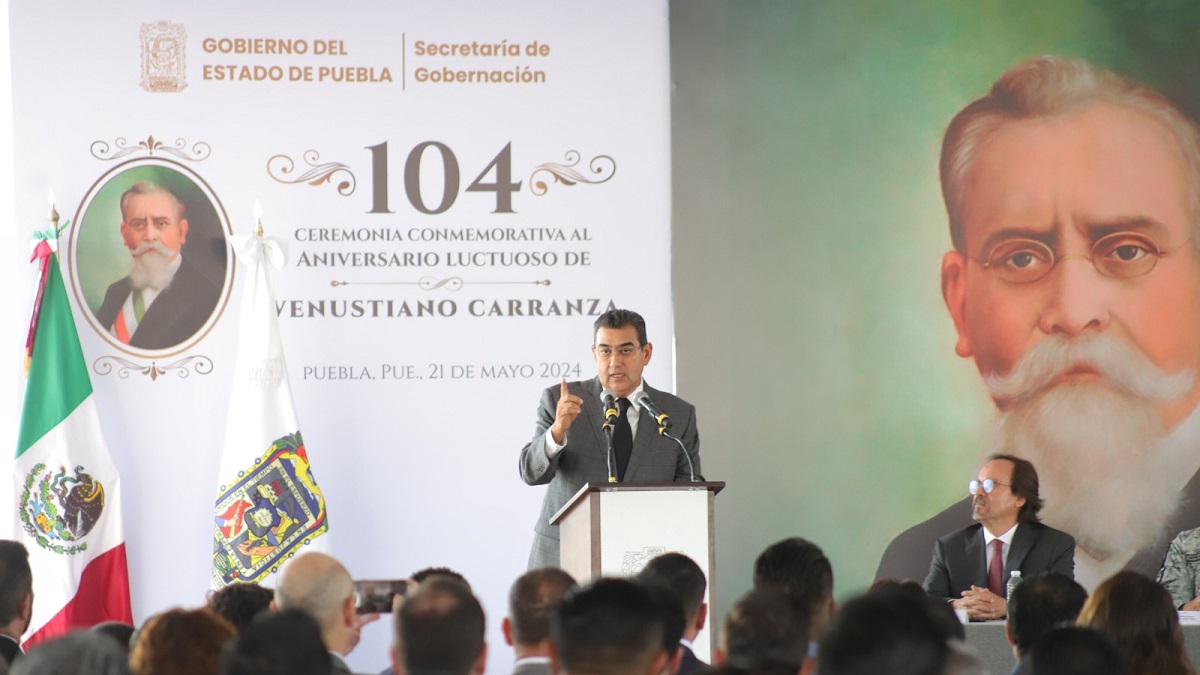 Encabeza titular del ejecutivo aniversario luctuoso de Venustiano Carranza