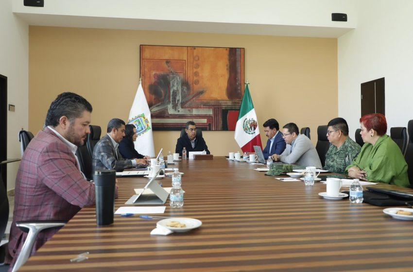  Instala Gobierno de Puebla mesa de seguridad para vigilar elecciones del 2 de junio 