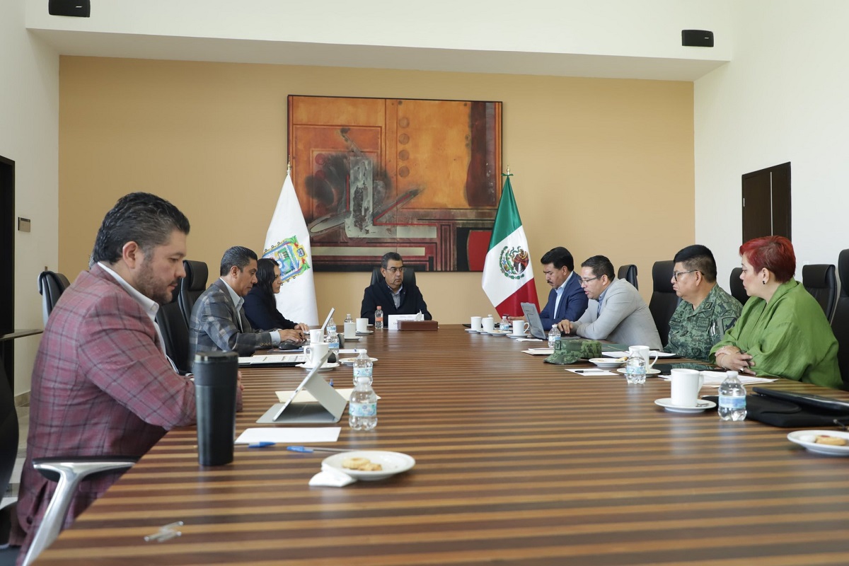 . Instala Gobierno de Puebla mesa de seguridad para vigilar elecciones del 2 de junio