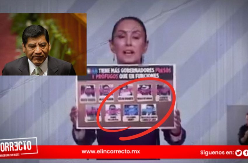  Utiliza Sheinbaum imagen de Mario Marín para atacar a Xóchitl Gálvez en el debate
