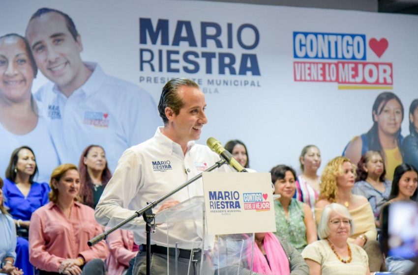  Por una Puebla donde las mujeres vivan mejor: Mario Riestra