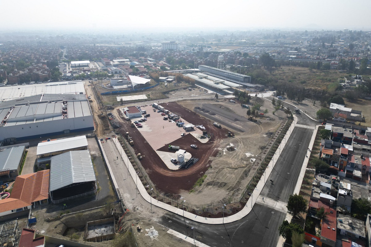 Reporta gobernador de Puebla avance del 85% de la Central Camionera del Sur (+FOTOS)