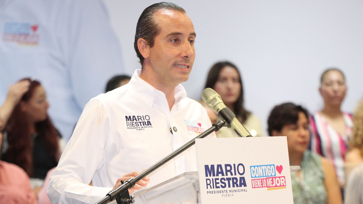 Riestra mantiene ventaja por la alcaldía de Puebla 
