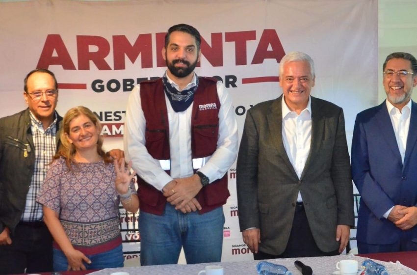  Sólo Morena, Armenta y candidatos de Morena aseguran el fortalecimiento de los programas sociales