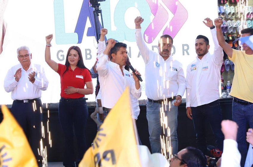  Texmelucan y Puebla merecen un rumbo seguro, aseveró Lalo Rivera