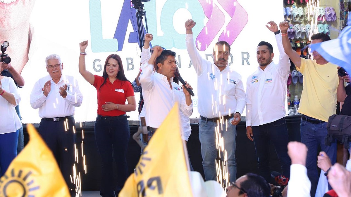 Texmelucan y Puebla merecen un rumbo seguro, aseveró Lalo Rivera