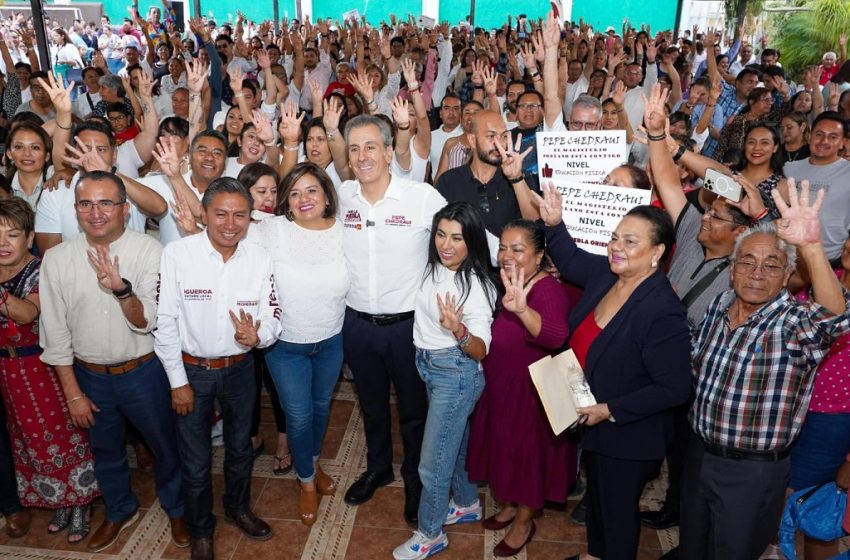  Trabajará Pepe Chedraui por mejores condiciones de vida para el magisterio poblano