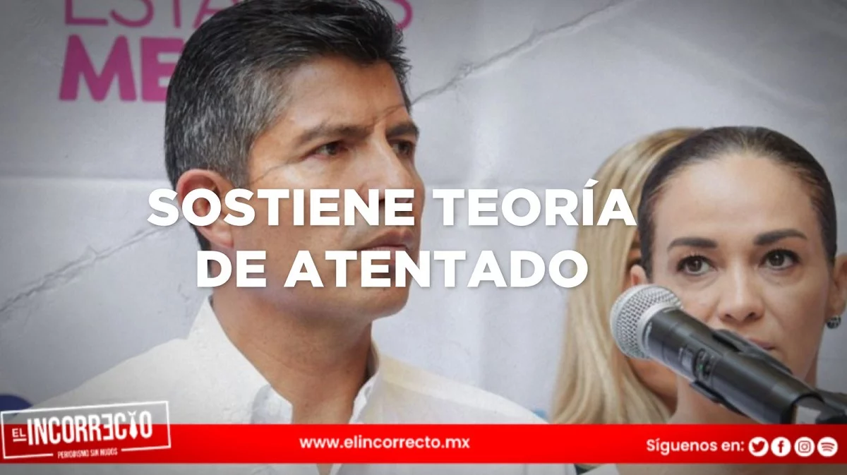 Eduardo Rivera presenta denuncia ante la FGE por atentado y lesiones