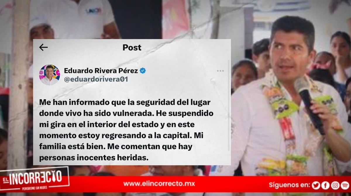 Lalo Rivera reporta incidente violento en su vivienda y asegura que hay heridos
